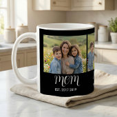 Mom Established Script Black 3 Photo Koffiemok