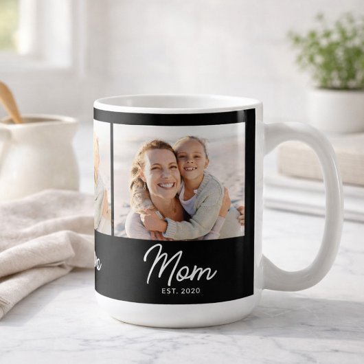 Mom Established Script Black 3 Photo Koffiemok