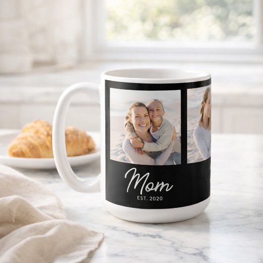 Mom Established Script Black 3 Photo Koffiemok