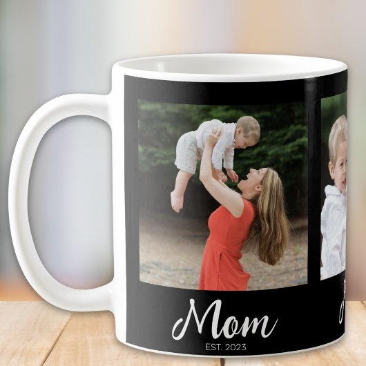 Mom Established Script Black 3 Photo Koffiemok