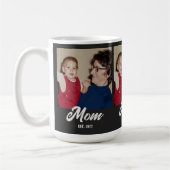 Mom Established Script Black 3 Photo Koffiemok (Links)