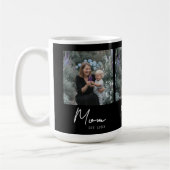 Mom Established Script Black 3 Photo Koffiemok (Links)