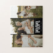 Mom Established Script Black 3 Photo Legpuzzel (Verticaal)