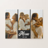 Mom Established Script Black 3 Photo Legpuzzel (Horizontaal)