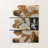 Mom Established Script Black 3 Photo Legpuzzel (Verticaal)