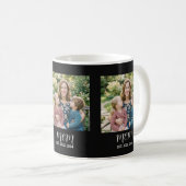 Mom Established Script Black 3 Photo Mug Koffiemok (Voorkant rechts)