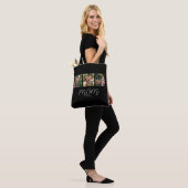 Mom Established Script Black 3 Photo Tote Bag (Op model)