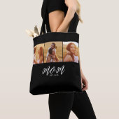 Mom Established Script Black 3 Photo Tote Bag (Dichtbij)