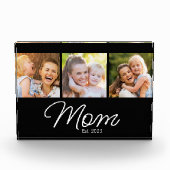 Mom Established Script Black 3 Picture Fotoblokken (Voorkant)