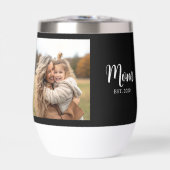 Mom Established Script Black and White Photo (Voorkant)