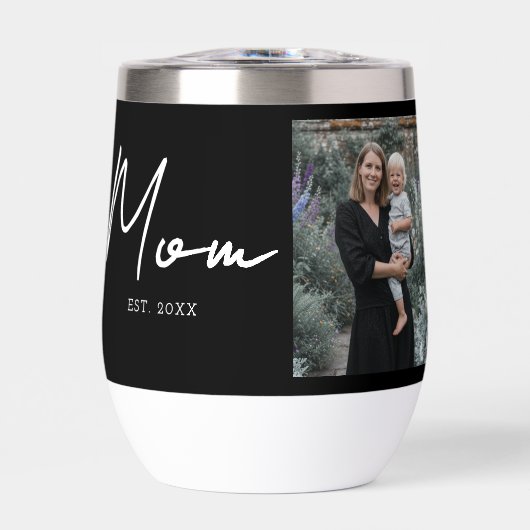 Mom Established Script Black Photo (Voorkant)