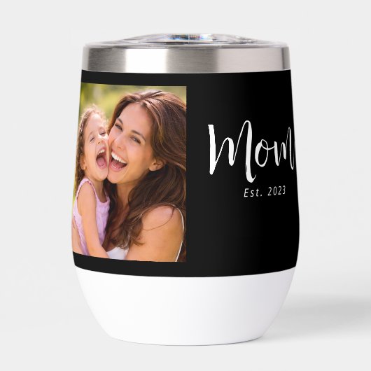 Mom Established Script Black Photo (Voorkant)