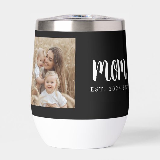 Mom Established Script Black Photo (Voorkant)