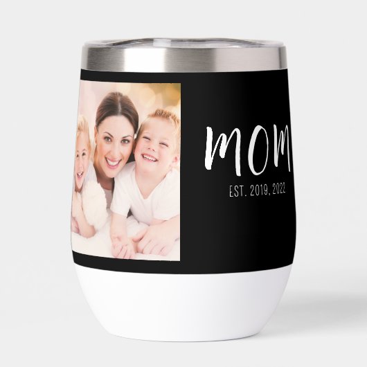 Mom Established Script Black Photo (Achterkant)