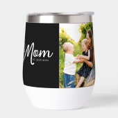 Mom Established Script Black Photo  (Links)