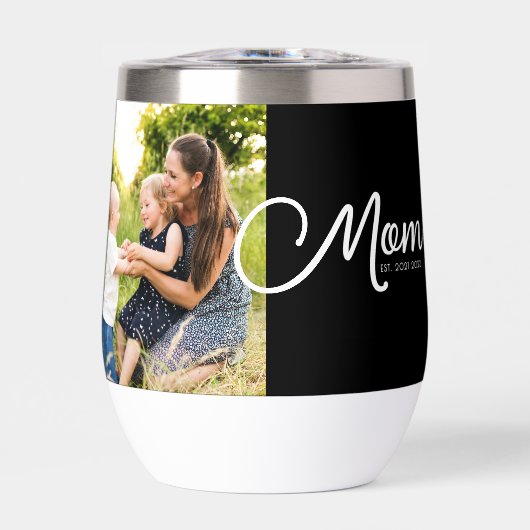Mom Established Script Black Photo  (Voorkant)