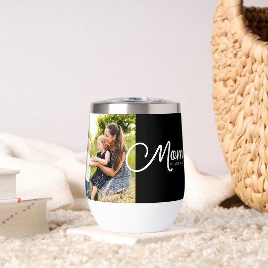 Mom Established Script Black Photo  (Woonkamer (Gedraaid)  )