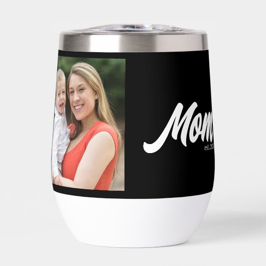 Mom Established Script Black Photo (Voorkant)