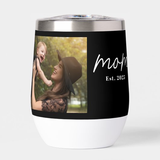 Mom Established Script Black Photo (Voorkant)