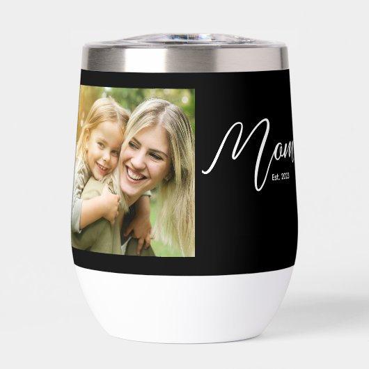 Mom Established Script Black Photo (Voorkant)