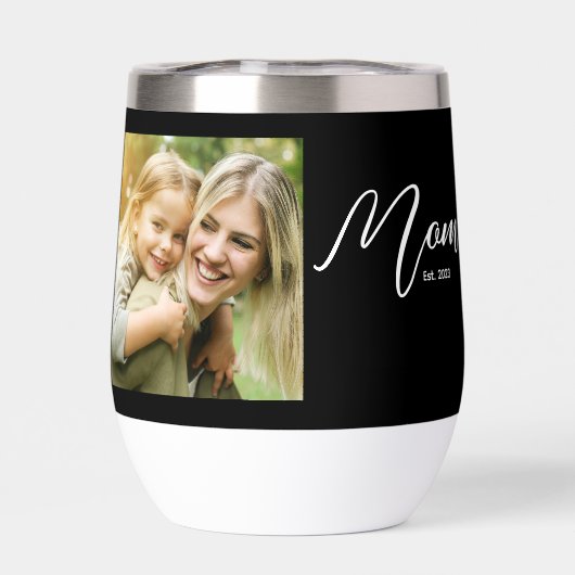 Mom Established Script Black Photo (Achterkant)