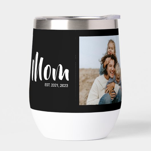 Mom Established Script Black Photo (Links)