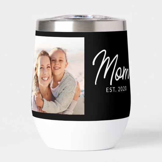 Mom Established Script Black Photo (Voorkant)