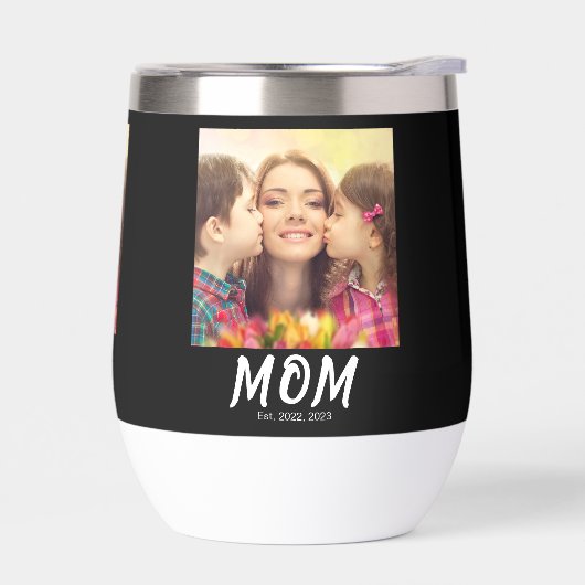 Mom Established Script Black Photo (Links)