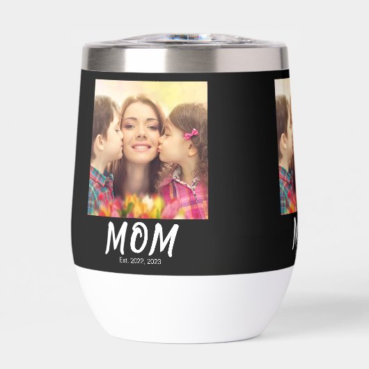 Mom Established Script Black Photo (Voorkant)