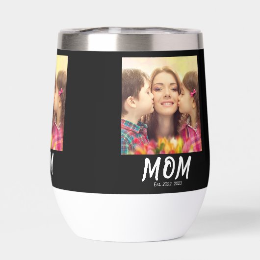 Mom Established Script Black Photo (Achterkant)