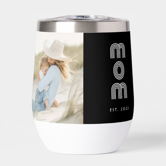 Mom Established Script Black Photo (Voorkant)