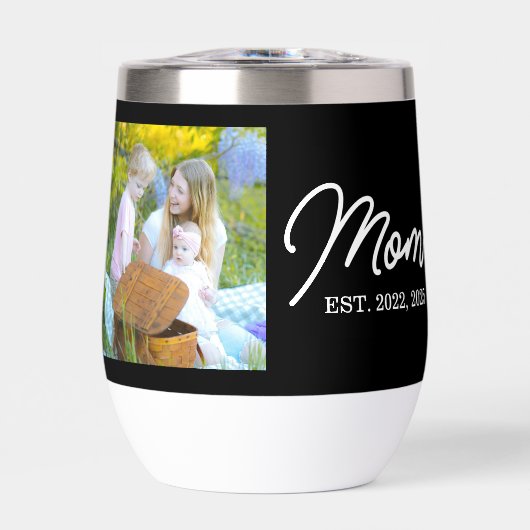 Mom Established Script Black Photo (Voorkant)
