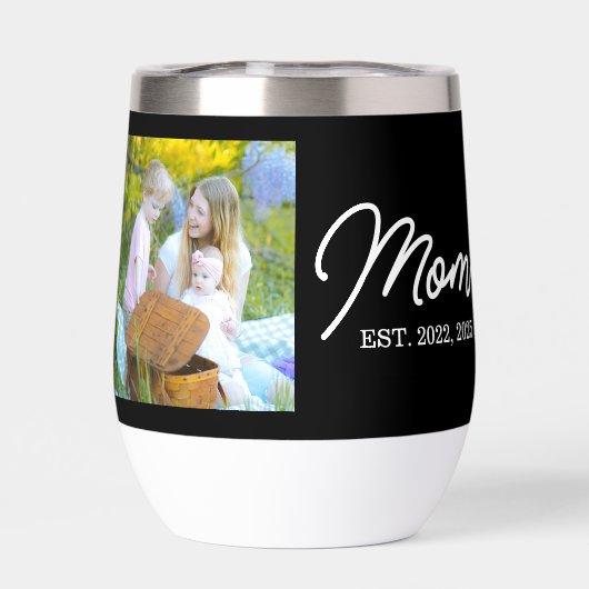 Mom Established Script Black Photo (Achterkant)