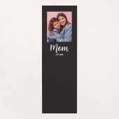 Mom Established Script Black Photo  Yogamat (Voorkant)