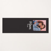 Mom Established Script Black Photo  Yogamat (Voorkant (horizontaal))