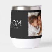 Mom Established Typography Black Photo (Links)