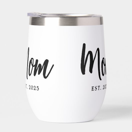 Mom Established Year New Mother Gift (Rechts)