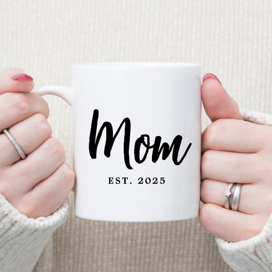 Mom Established Year New Mother Gift Koffiemok