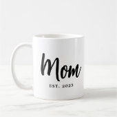 Mom Established Year New Mother Gift Koffiemok (Links)