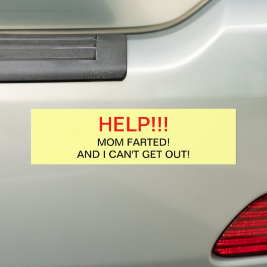 MOM FARED BUMPERSTICKER (Op auto)