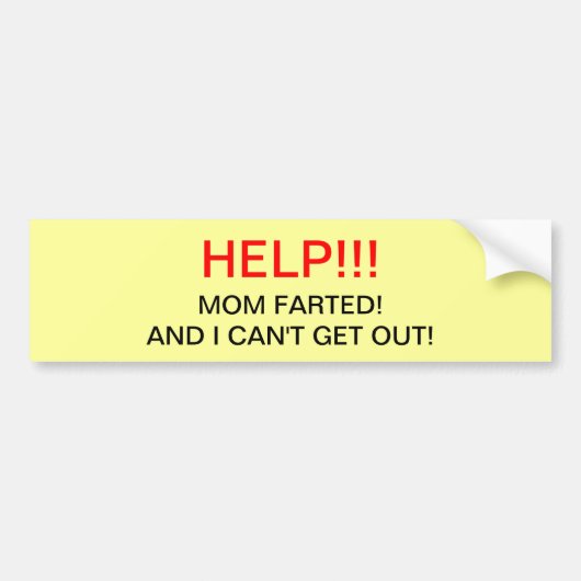 MOM FARED BUMPERSTICKER (Voorkant)