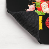 Mom Farm Cow Birthday Boy Matching Family Matching Muismat (Hoek)