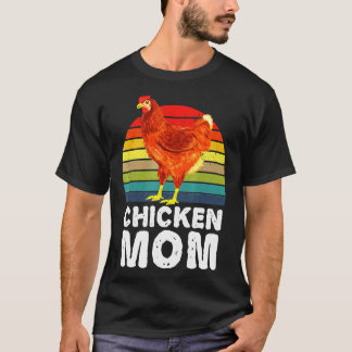 Mom Farmer Chicken T-shirt