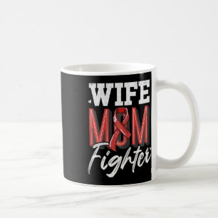 Mom Fighter Brain Aneurysm Awareness Support Grafi Koffiemok