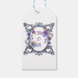 Mom Floral Lijst Cadeaulabel