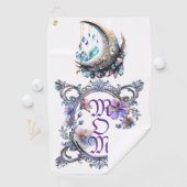 Mom Floral Lijst Golfhanddoek (Insitu)