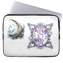 Mom Floral Lijst Laptop Sleeve