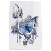 Mom Floral Lijst Medium Cadeauzakje (Achterkant)