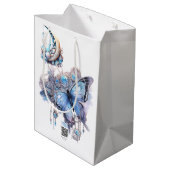 Mom Floral Lijst Medium Cadeauzakje (Achterkant Gekanteld)