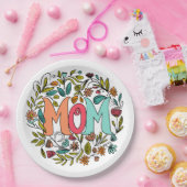 Mom Floral Papier Bord (Feest)